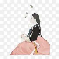 韩风插画-空若网 韩风插画-空若网