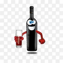 卡通可爱酒瓶-空若网 卡通可爱酒瓶-空若网