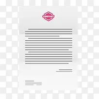 白色商务信件文件-空若网 白色商务信件文件-空若网