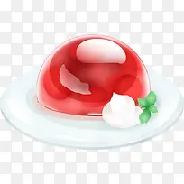 手绘卡通果冻食物-空若网 手绘卡通果冻食物-空若网
