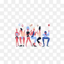 插画人物-空若网 插画人物-空若网