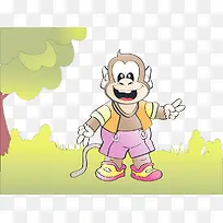 卡通猴子-空若网 卡通猴子-空若网