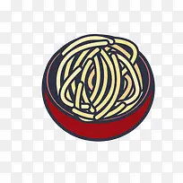 矢量面条食物-空若网 矢量面条食物-空若网