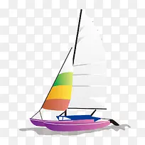 手绘帆船图案-空若网 手绘帆船图案-空若网