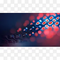 景深效果不规则按钮红色蓝色-空若网 景深效果不规则按钮红色蓝色-空若网