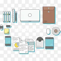 可爱PPT配图扁平化素材-空若网 可爱PPT配图扁平化素材-空若网