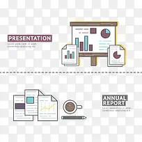 扁平化PPT数据图-空若网 扁平化PPT数据图-空若网