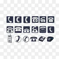 各种电话图标-空若网 各种电话图标-空若网