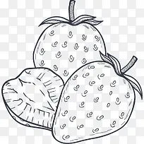夏季水果手绘草莓-空若网 夏季水果手绘草莓-空若网