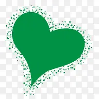 矢量绿色爱心图片-空若网 矢量绿色爱心图片-空若网