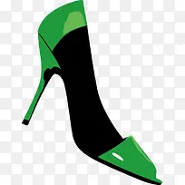 时尚高跟鞋矢量图-空若网 时尚高跟鞋矢量图-空若网