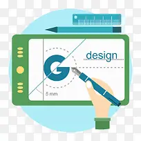 矢量扁平手绘设计logo-空若网 矢量扁平手绘设计logo-空若网
