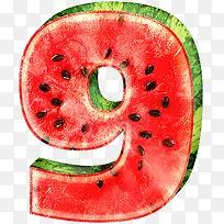 西瓜数字9-空若网 西瓜数字9-空若网