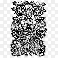 对称花鸟-空若网 对称花鸟-空若网