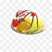 水果拼盘模型-空若网 水果拼盘模型-空若网