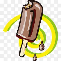 手绘巧克力冰棒图案-空若网 手绘巧克力冰棒图案-空若网