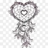 手绘爱心梦网-空若网 手绘爱心梦网-空若网