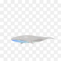 手绘灰色可爱近鲸鱼-空若网 手绘灰色可爱近鲸鱼-空若网