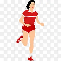 跑步人物-空若网 跑步人物-空若网