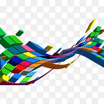 炫彩立体几何图形-空若网 炫彩立体几何图形-空若网