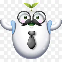 卡通鸡蛋博士-空若网 卡通鸡蛋博士-空若网