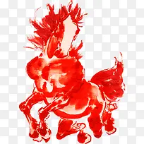 ˮӡ��ɫ�����廭-������