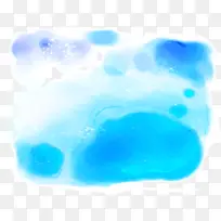 蓝色水印插画风景-空若网 蓝色水印插画风景-空若网