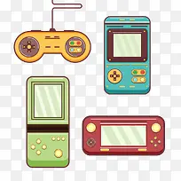 彩色复古游戏机-空若网 彩色复古游戏机-空若网