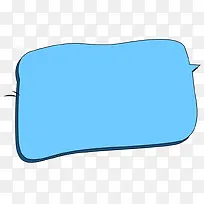 卡通蓝色立体边框-空若网 卡通蓝色立体边框-空若网