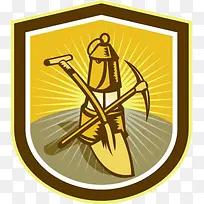 开采矿工具插画-空若网 开采矿工具插画-空若网