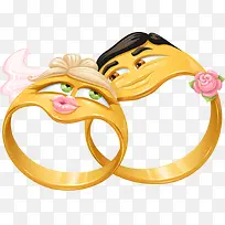 矢量恩爱的戒指-空若网 矢量恩爱的戒指-空若网