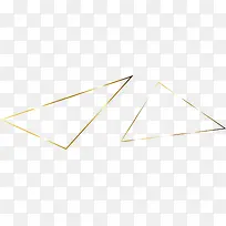 金色闪耀三角形-空若网 金色闪耀三角形-空若网