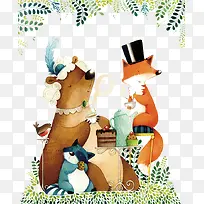 卡通动物餐厅-空若网 卡通动物餐厅-空若网