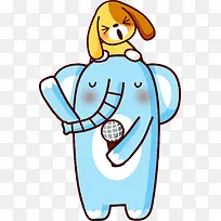 卡通小象-空若网 卡通小象-空若网