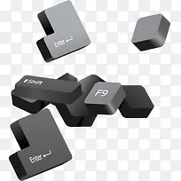 按键png矢量素材-空若网 按键png矢量素材-空若网