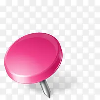 创意红色图钉-空若网 创意红色图钉-空若网