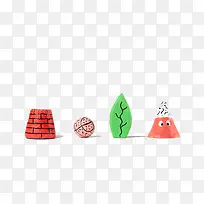 创意泥塑卡通工具-空若网 创意泥塑卡通工具-空若网