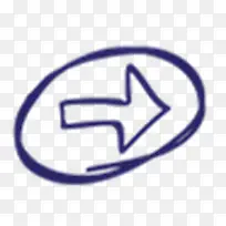 手绘涂鸦箭头-空若网 手绘涂鸦箭头-空若网