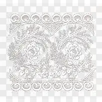 白色蕾丝装饰花纹-空若网 白色蕾丝装饰花纹-空若网