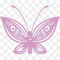 紫色创意蝴蝶昆虫-空若网 紫色创意蝴蝶昆虫-空若网