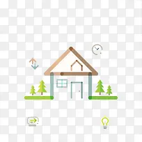 手绘房子-空若网 手绘房子-空若网