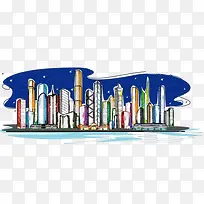 手绘城市-空若网 手绘城市-空若网