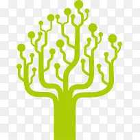创意绿色树-空若网 创意绿色树-空若网