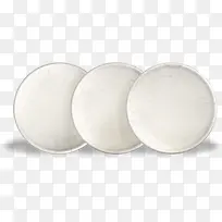 三个白色盘子-空若网 三个白色盘子-空若网