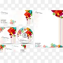 炫彩CD包装矢量设计素材-空若网 炫彩CD包装矢量设计素材-空若网