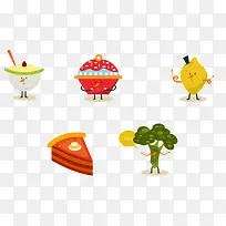 蔬菜水果拟人化图标-空若网 蔬菜水果拟人化图标-空若网