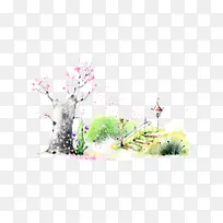 手绘树路-空若网 手绘树路-空若网