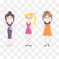 时尚女生卡通-空若网 时尚女生卡通-空若网