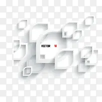 扁平化 图形 灰白色-空若网 扁平化 图形 灰白色-空若网