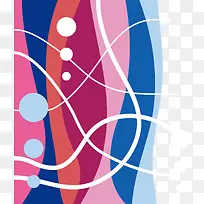 手绘多彩弧线-空若网 手绘多彩弧线-空若网